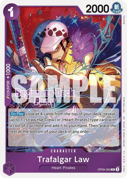 Trafalgar Law (Beginners Deck Party [ST-23] - [ST-28] Participation Pack) (OP09-069) (OP-PR)