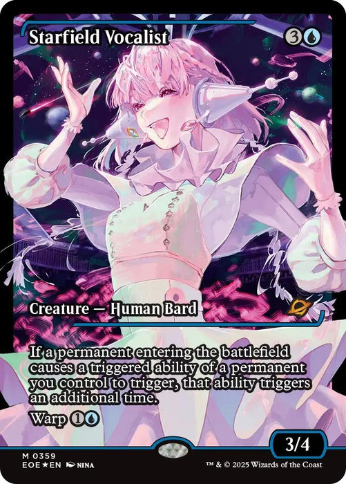Image for Starfield Vocalist (Showcase) (359) (EOE) - Magic: The Gathering