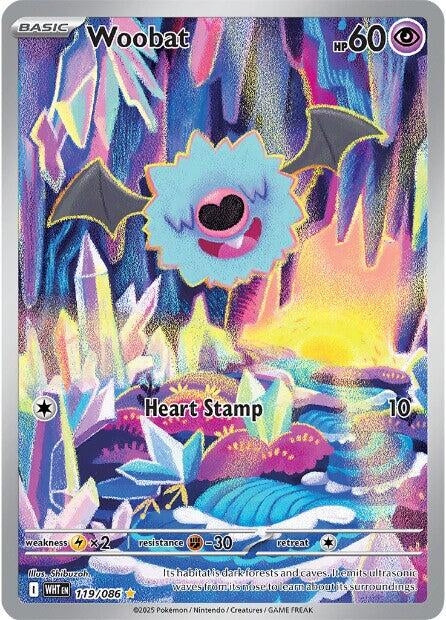 Image for Woobat (119/086) (WHT) - Pokemon