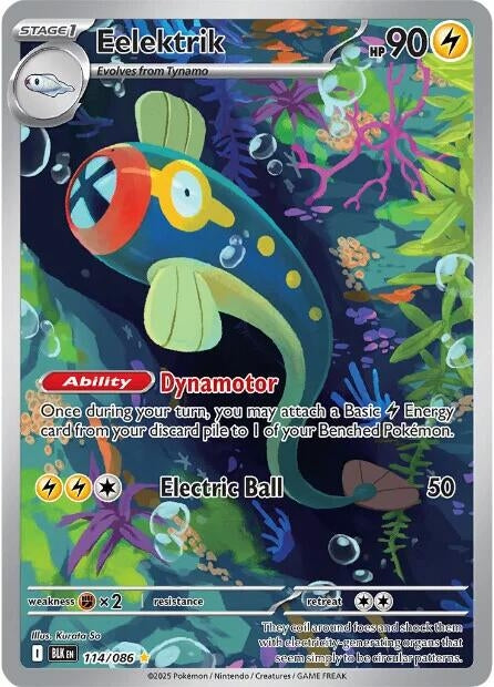 Image for Eelektrik (114/086) (BLK) - Pokemon