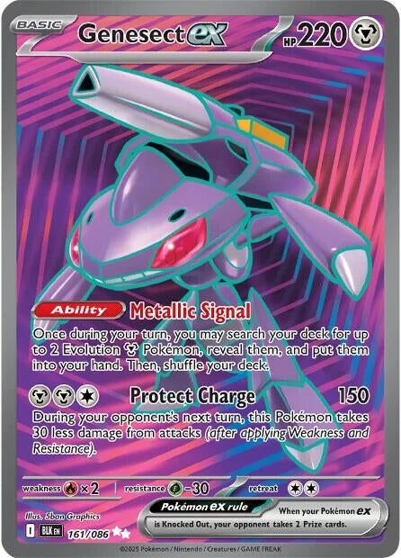 Image for Genesect ex (161/086) (BLK) - Pokemon