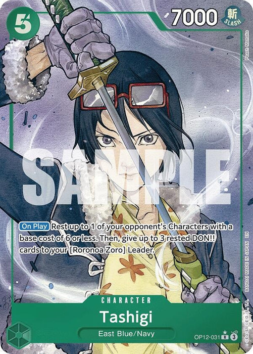 Image for Tashigi (Alternate Art) (OP12-031) (OP12) - One Piece Card Game