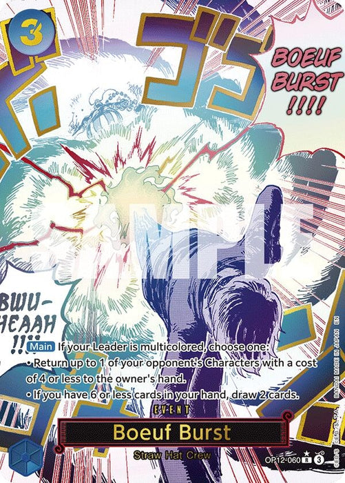 Boeuf Burst (Alternate Art) (OP12-060) (OP12)
