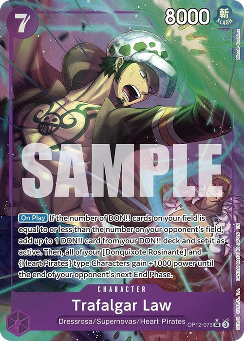 Trafalgar Law (073) (Alternate Art) (OP12-073) (OP12)
