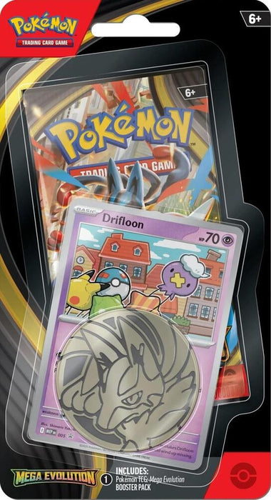 Pokémon TCG: Mega Evolution - Single Pack Blister (Drifloon) (Limit 1)