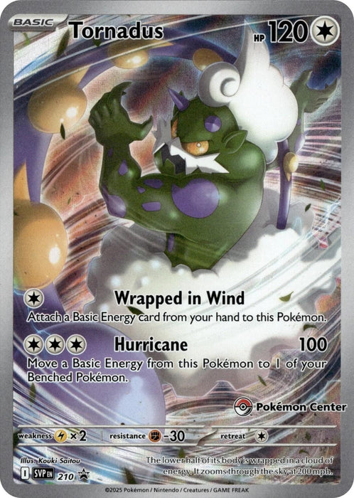 Image for Tornadus - 210 (Pokemon Center Exclusive) (210) (SVP) - Pokemon