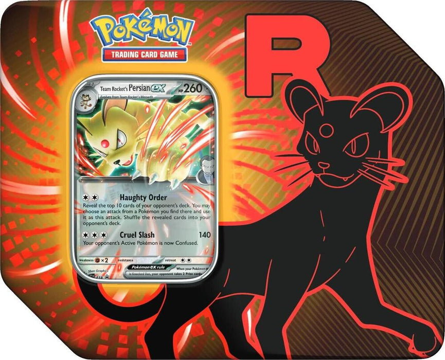 Pokémon TCG: Team Rocket Tin (Team Rocket's Persian ex) (Limit 1)