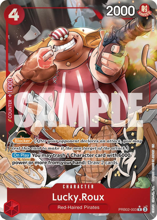Image for Lucky.Roux (Alternate Art) (PRB02-003) (PRB-02) - One Piece Card Game
