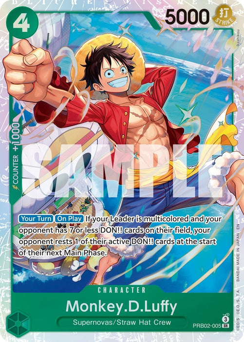 Monkey.D.Luffy - PRB02-005 (PRB02-005) (PRB-02)