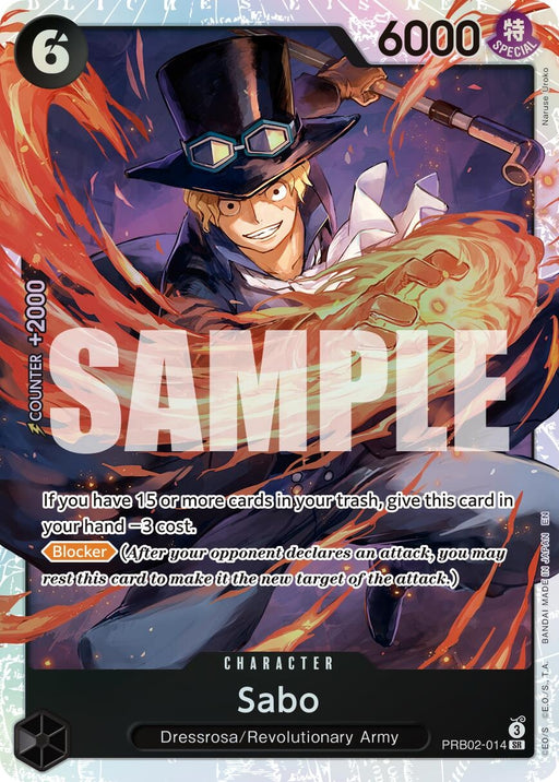 Image for Sabo - PRB02-014 (PRB02-014) (PRB-02) - One Piece Card Game