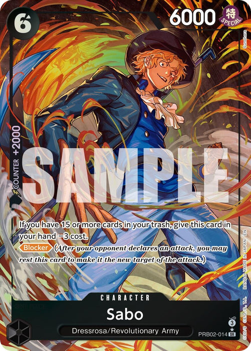Sabo - PRB02-014 (Alternate Art) (PRB02-014) (PRB-02)