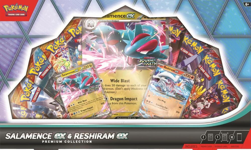 Pokémon TCG: Salamence ex & Reshiram ex Premium Collection (Limit 1)
