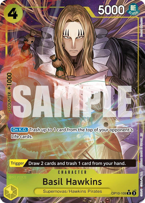 Basil Hawkins - OP10-109 (Alternate Art) (OP10-109) (PRB-02)