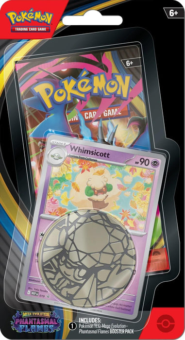 Pokémon TCG: Mega Evolution: Phantasmal Flames - Single Pack Blister (Whimsicott)