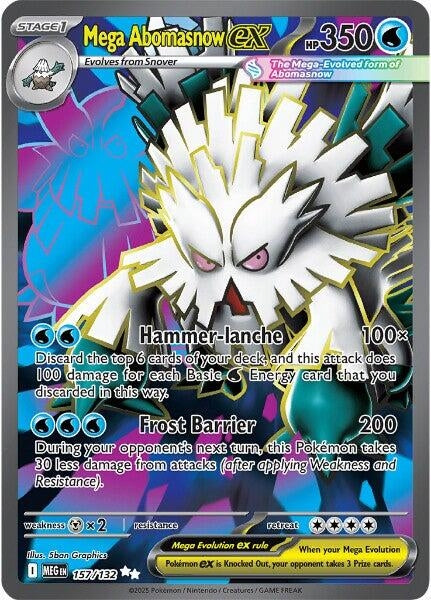 Image for Mega Abomasnow ex (157/132) (MEG) - Pokemon