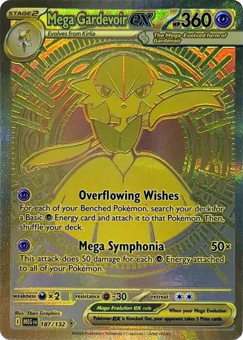 Image for Mega Gardevoir ex (187/132) (MEG) - Pokemon