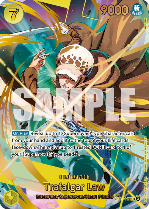 Trafalgar Law - OP10-119 (SP) (OP10-119) (PRB-02)