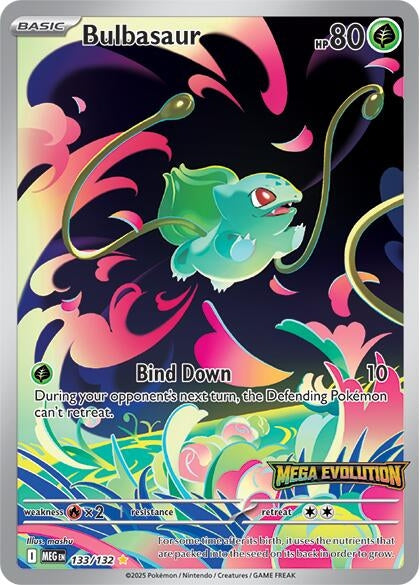 Image for Bulbasaur - 133/132 (Mega Evolution Stamped) (133/132) (MCAP) - Pokemon