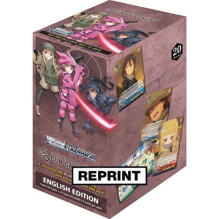 Weiss Schwarz: Sword Art Online Alternative: Gun Gale Online (Reprint) - Booster Box