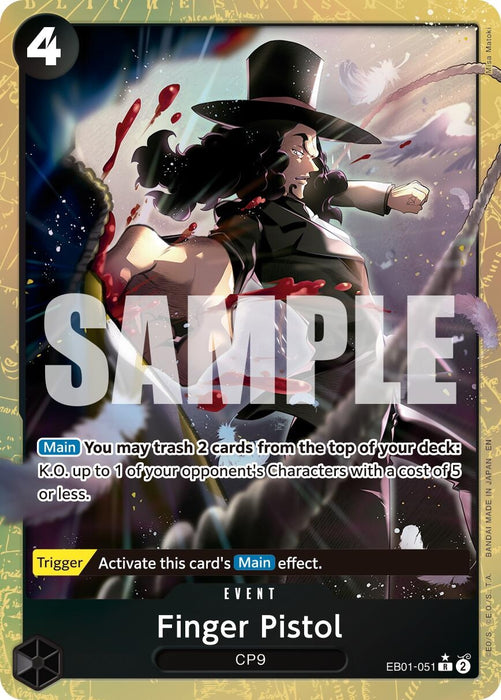 Finger Pistol (Alternate Art) (EB01-051) (PRB-02)