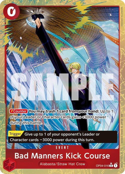 Bad Manners Kick Course (Alternate Art) (OP04-016) (PRB-02)