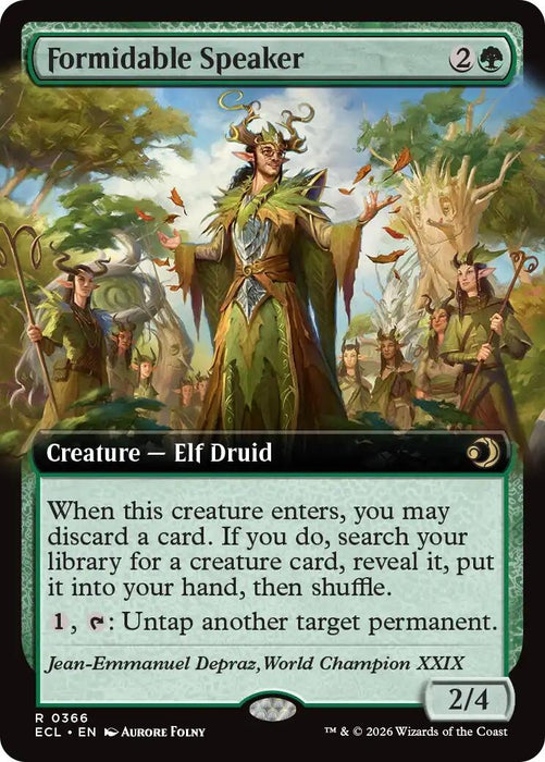 Formidable Speaker (Extended Art) (366) (ECL)
