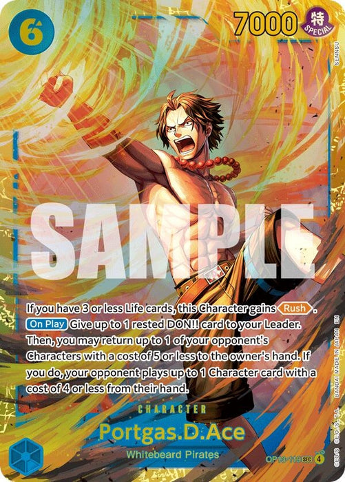 Image for Portgas.D.Ace (119) (OP13-119) (OP13) - One Piece Card Game