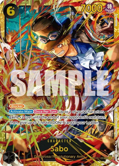 Image for Sabo (120) (OP13-120) (OP13) - One Piece Card Game