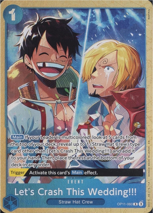 Let's Crash This Wedding!!! (Premium Card Collection -Best Selection Vol. 5-) (OP11-060) (OP-PR)