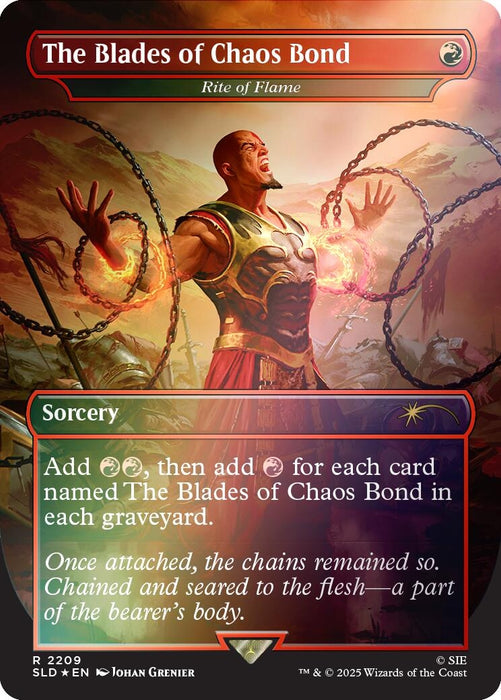 The Blades of Chaos Bond - Rite of Flame (Rainbow Foil) (2209) (SLD)