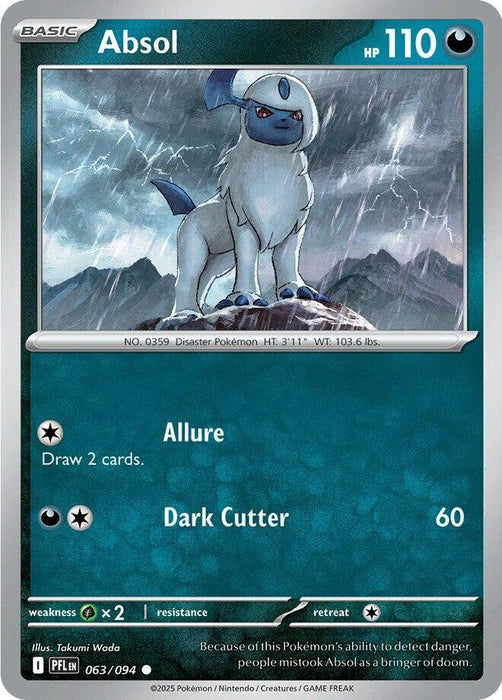 Image for Absol (063/094) (PFL) - Pokemon