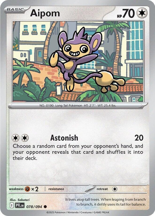 Image for Aipom (078/094) (PFL) - Pokemon