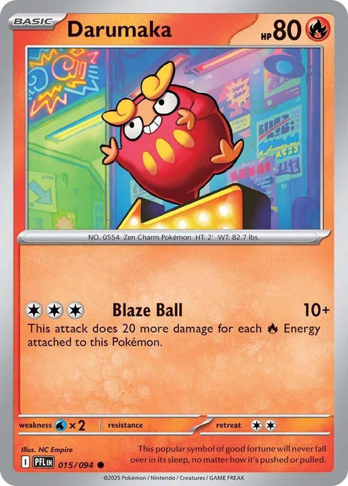 Image for Darumaka (015/094) (PFL) - Pokemon