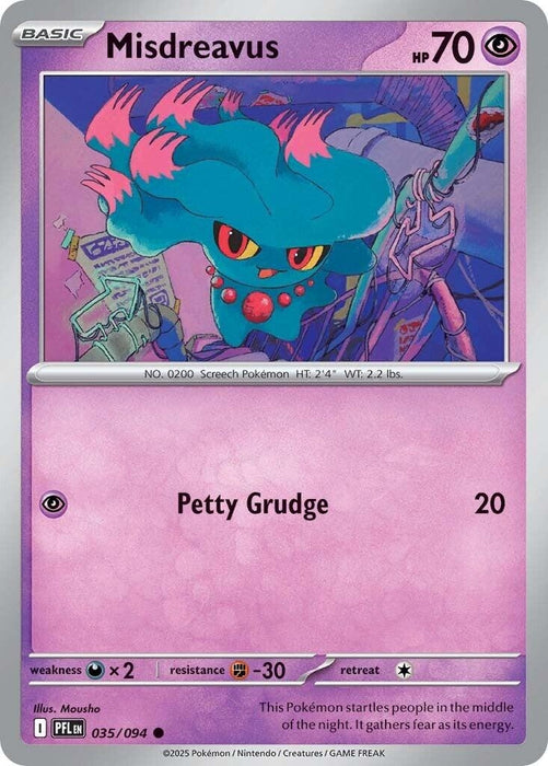 Image for Misdreavus (035/094) (PFL) - Pokemon