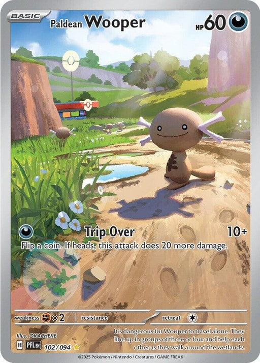 Image for Paldean Wooper (102/094) (PFL) - Pokemon