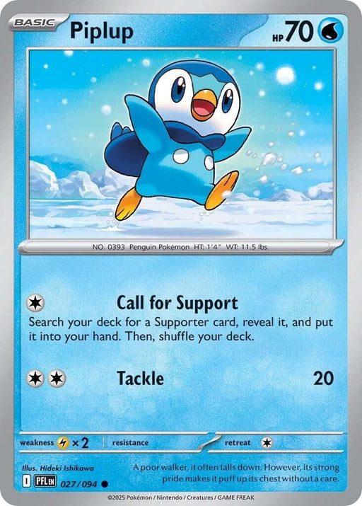 Image for Piplup (027/094) (PFL) - Pokemon