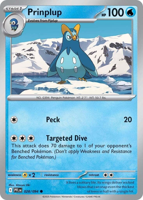Image for Prinplup (028/094) (PFL) - Pokemon