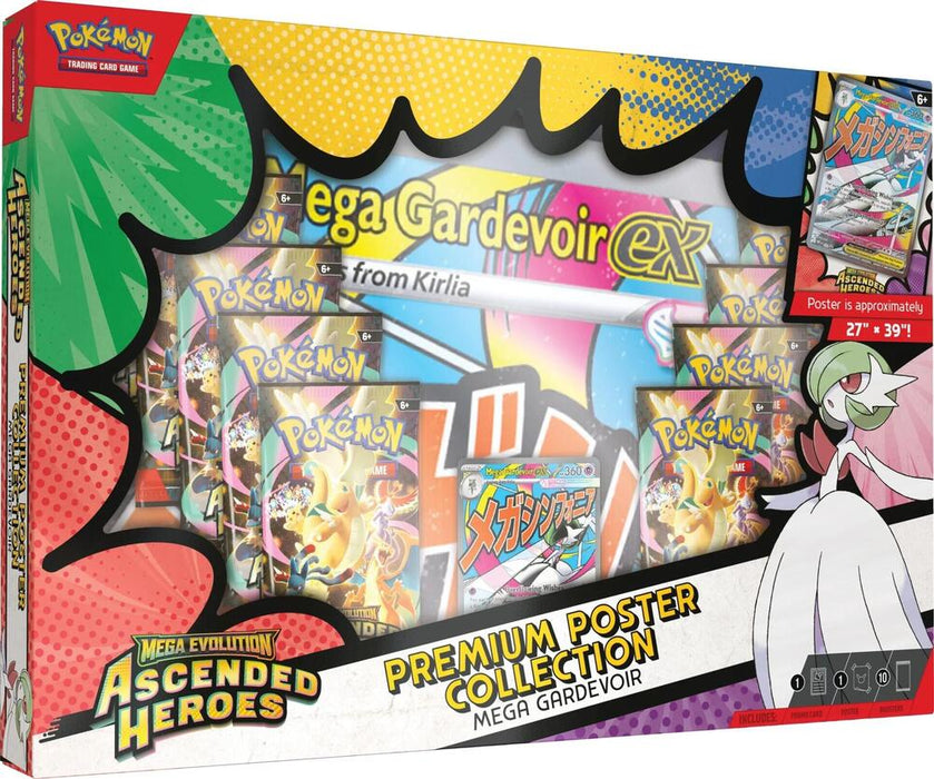 Pokémon TCG: Mega Evolution: Ascended Heroes - Premium Poster Collection (Mega Gardevoir)
