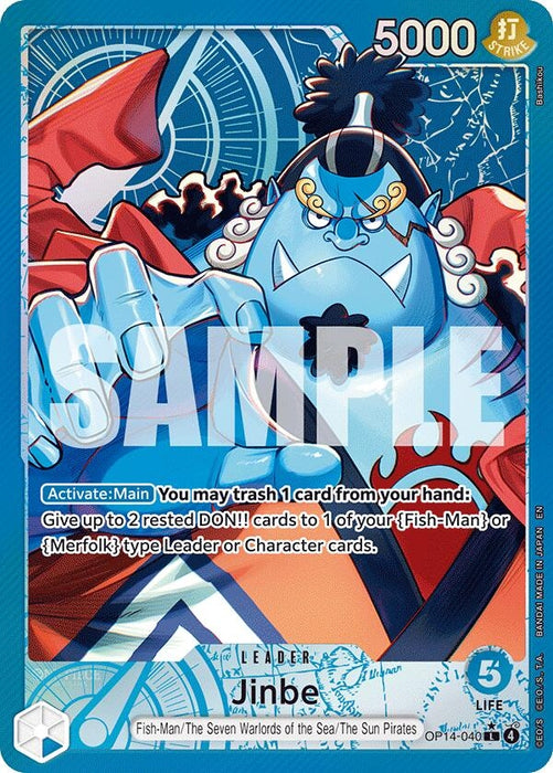 Jinbe - OP14-040 (Alternate Art) (OP14-040) (OP14)