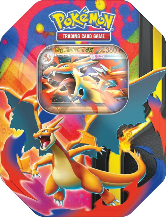 Pokémon TCG: Mega Charizard Tin (Mega Charizard Y ex) (Limit 1)