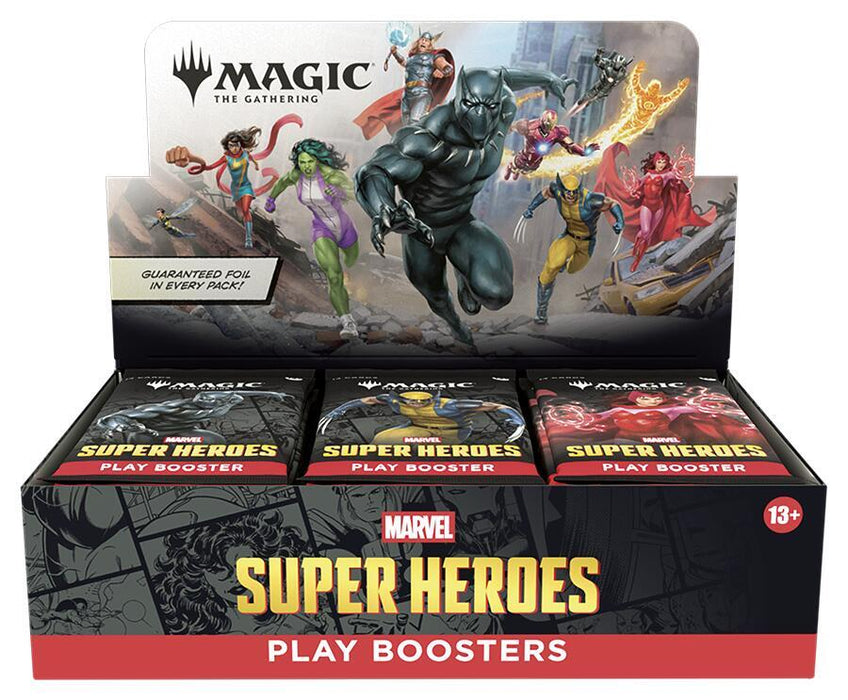 Magic: The Gathering - Marvel Super Heroes - Play Booster Display (6/26)