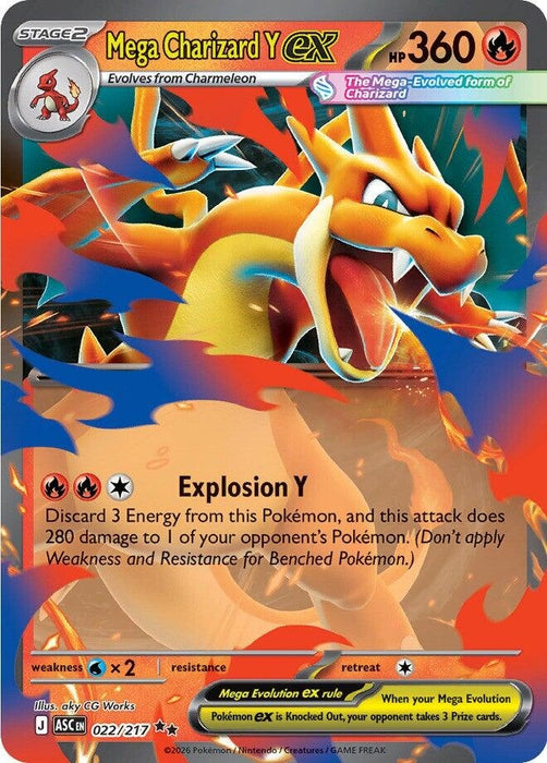 Mega Charizard Y ex (022/217) (ASC)