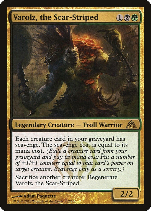 Image for Varolz, the Scar-Striped (112) (DGM) - Magic: The Gathering