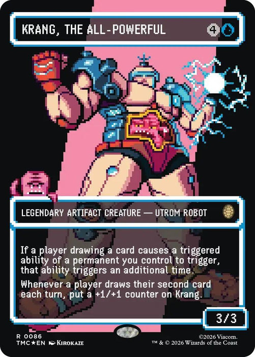 Krang, the All-Powerful (Borderless) (Surge Foil) (86) (TMC)