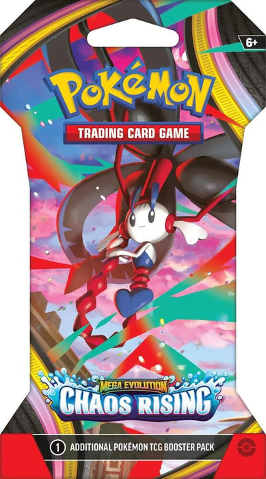 pokemon tcg: mega evolution sleeved booster pack - 10 cards Pokémon TCG: Mega Evolution: Chaos Rising