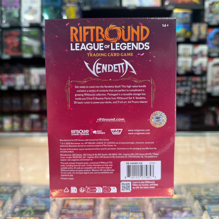 Riftbound TCG: Vendetta - Vault Bundle (Limit 1)