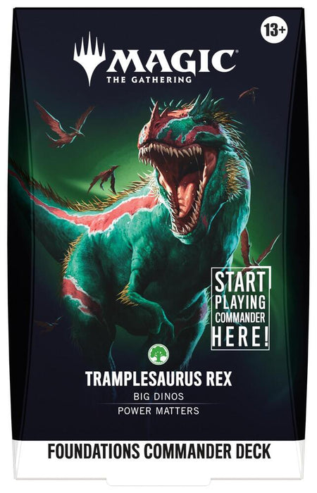Magic: The Gathering - Foundations - Commander Deck (Tramplesaurus Rex)