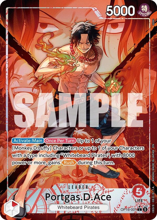 Portgas.D.Ace (001) (Alternate Art) (OP16-001) (OP16)