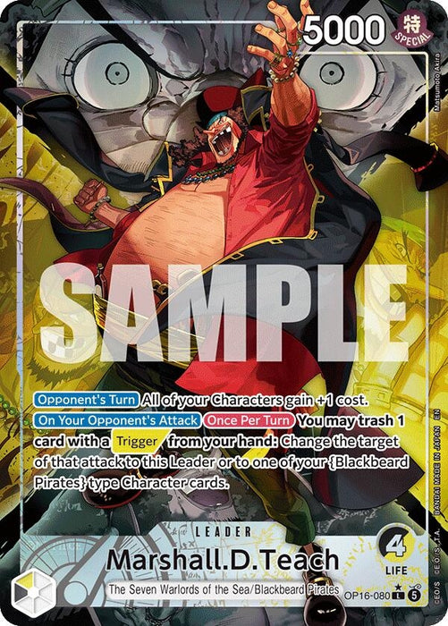 Marshall.D.Teach (080) (Alternate Art) (OP16-080) (OP16)