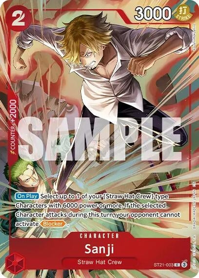 Sanji (Premium Card Collection -Best Selection Vol. 6-) (ST21-003) (OP-PR)